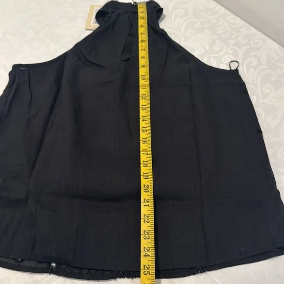 Ramy Brook NY Heather Halter Neck Linen Blend Top. Size Small - Picture 14 of 14